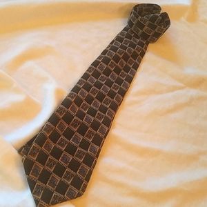 JIMMY V Elephant Print Silk Neck Tie / Jim Valvano designer